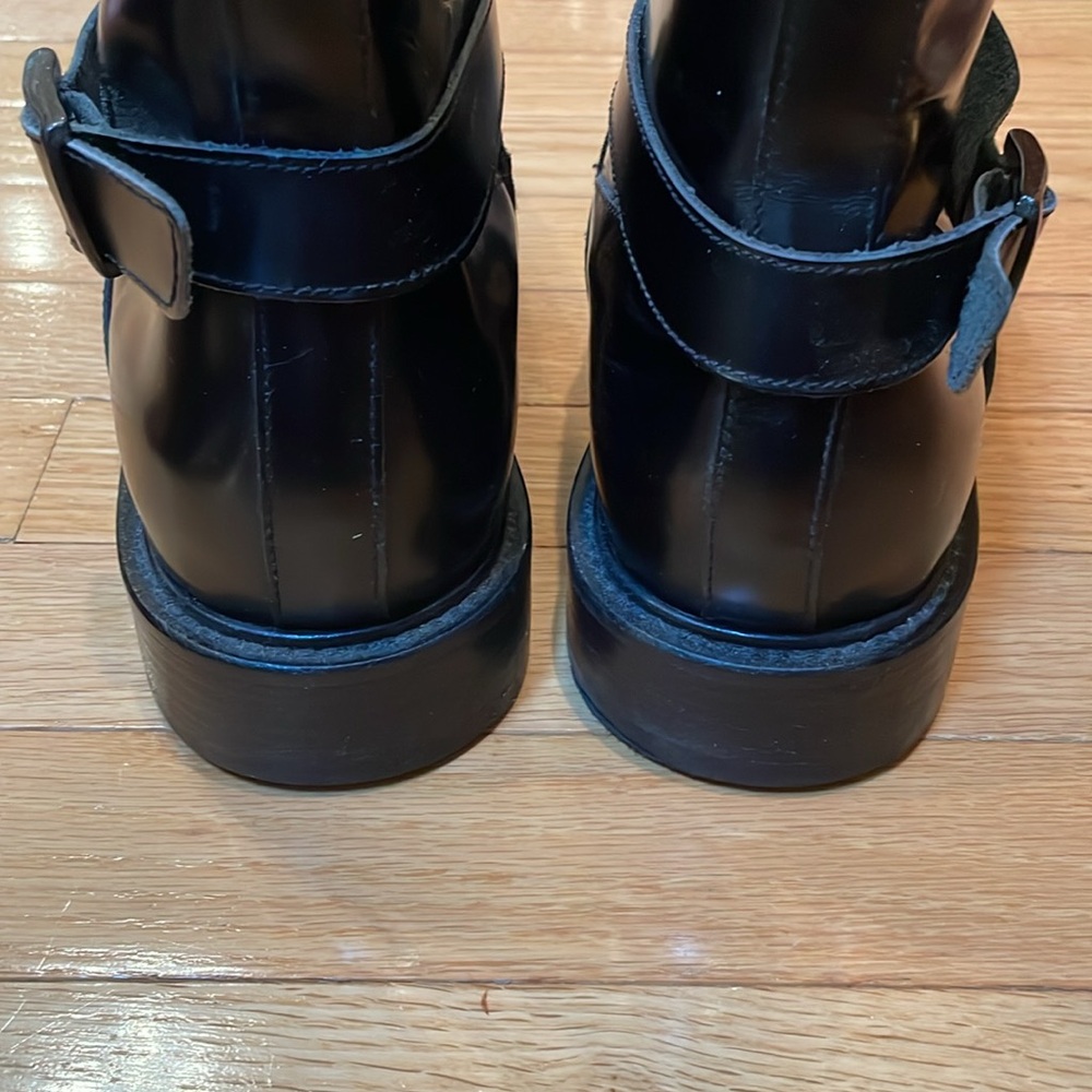 Kenneth Cole Itailian Men’s black leather boots - Picture 9 of 15